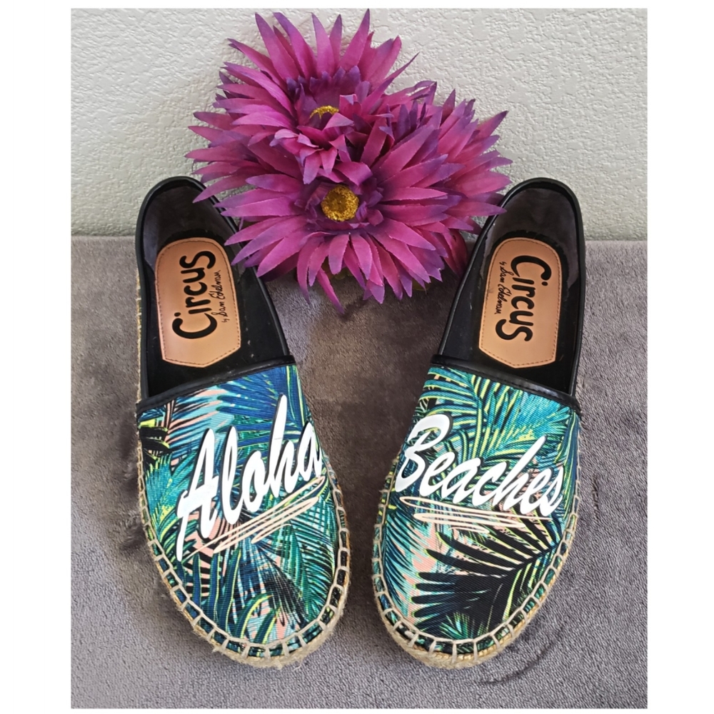 Sam Edelman Leni "Aloha Beaches" Espadrille Flats